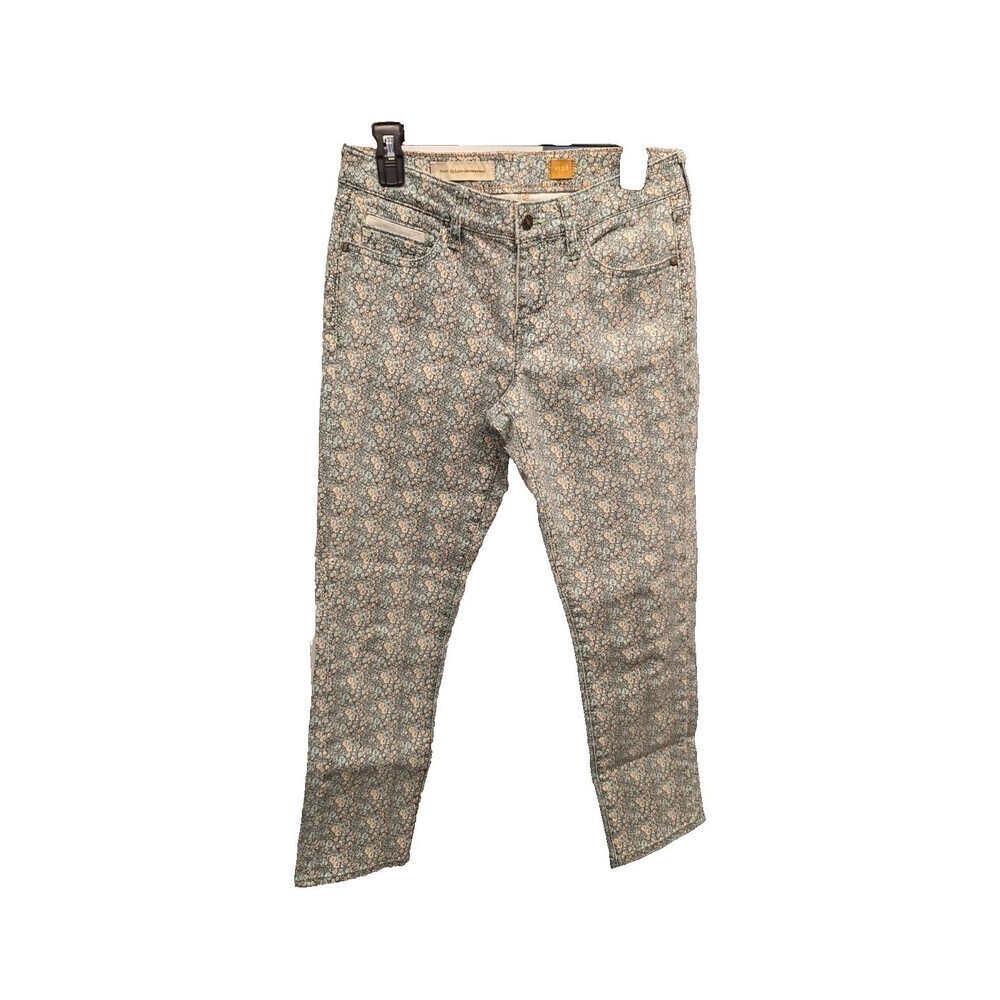 Pilcro and the Letterpress High Waist Floral Slim Skinny Crop Jeans SIze 28‎